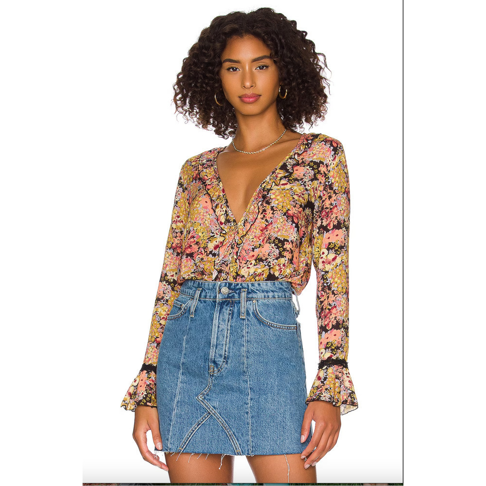 Free People Floral Bodysuit - Multicolor
